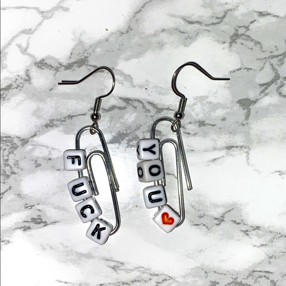 F*** You❤️ earings